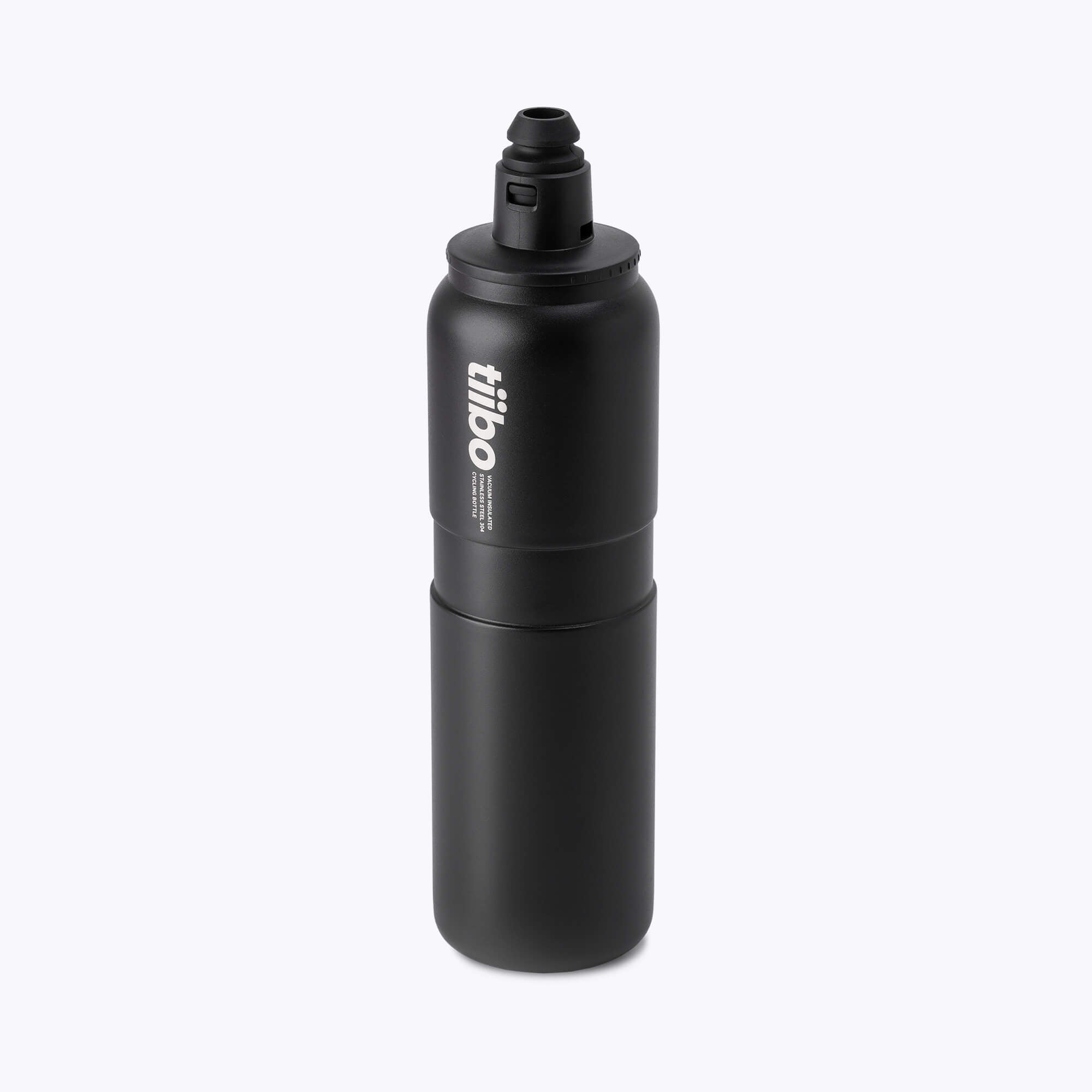Black water bottles cycling top